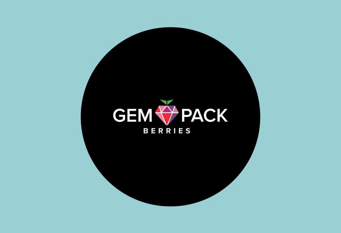 Gem Pack Berries website redesign by dystrick design